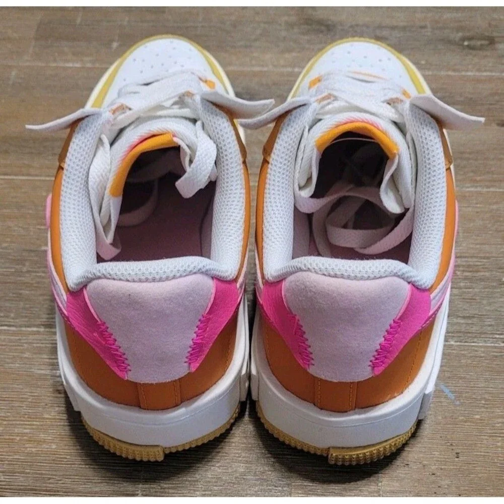 Nike Women's Fontanka Hyper Pink Sneakers - Pink, Yellow, Orange, White